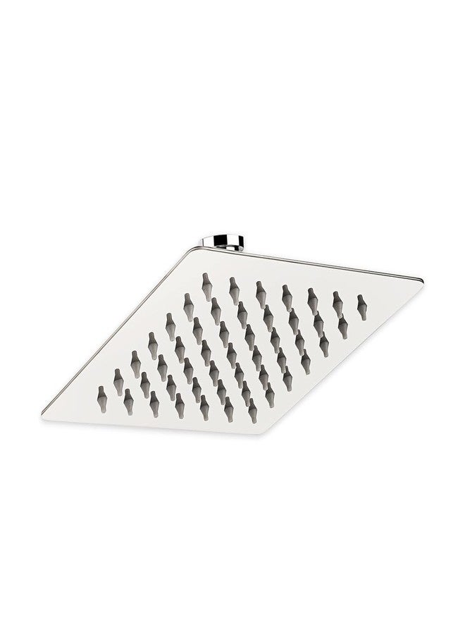 Krysstal Ultra-Slim 4x4 Inches Overhead Rainfall Shower - 304 Stainless Steel with Water Filter & Silicone Nozzles | Adjustable Wide-Angle Shower Head for Bathroom (Shower Arm Not Included) - Image 1